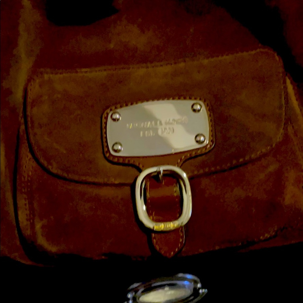 Michael Kors suede handbag